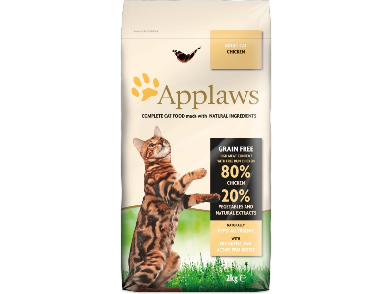 Applaws Adult – Chicken, Aikuinen, Kaikille roduille, Kana, 7,5 kg, Ei sisällä viljaa