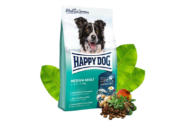 Happy Dog Supreme fit & vital, Vuxen, Medium (11 - 25 kg), Lax, 12 kg | Sällskapsdjur - Hund - Hundmat | GameStuff