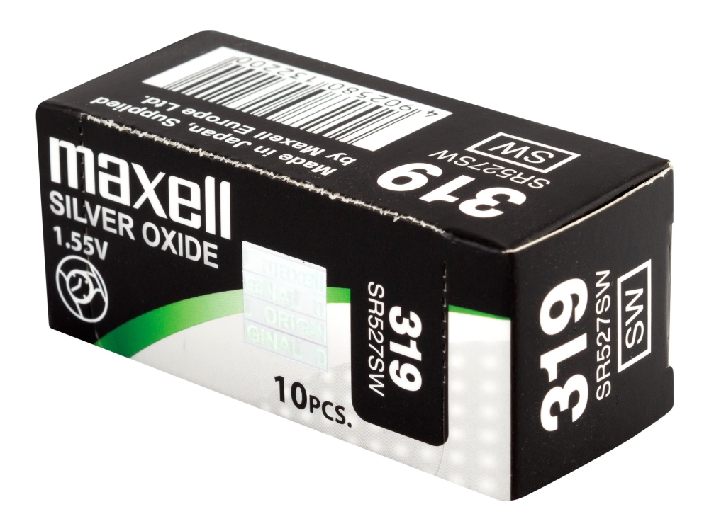 Maxell SR 527SW - Batteri 10 x SR527SW - Zn/Ag2O - 17 mAh