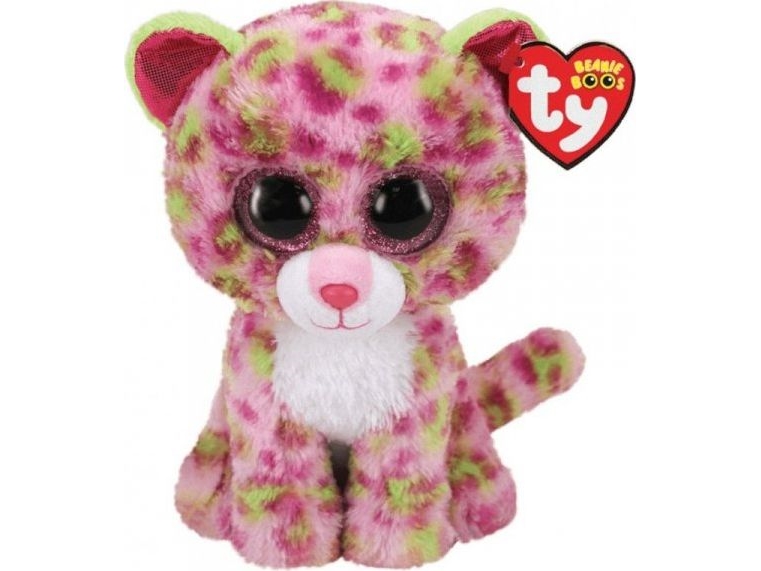 Meteor Maskottchen Ty Beanie Boos Rosa Leopard 15 Cm