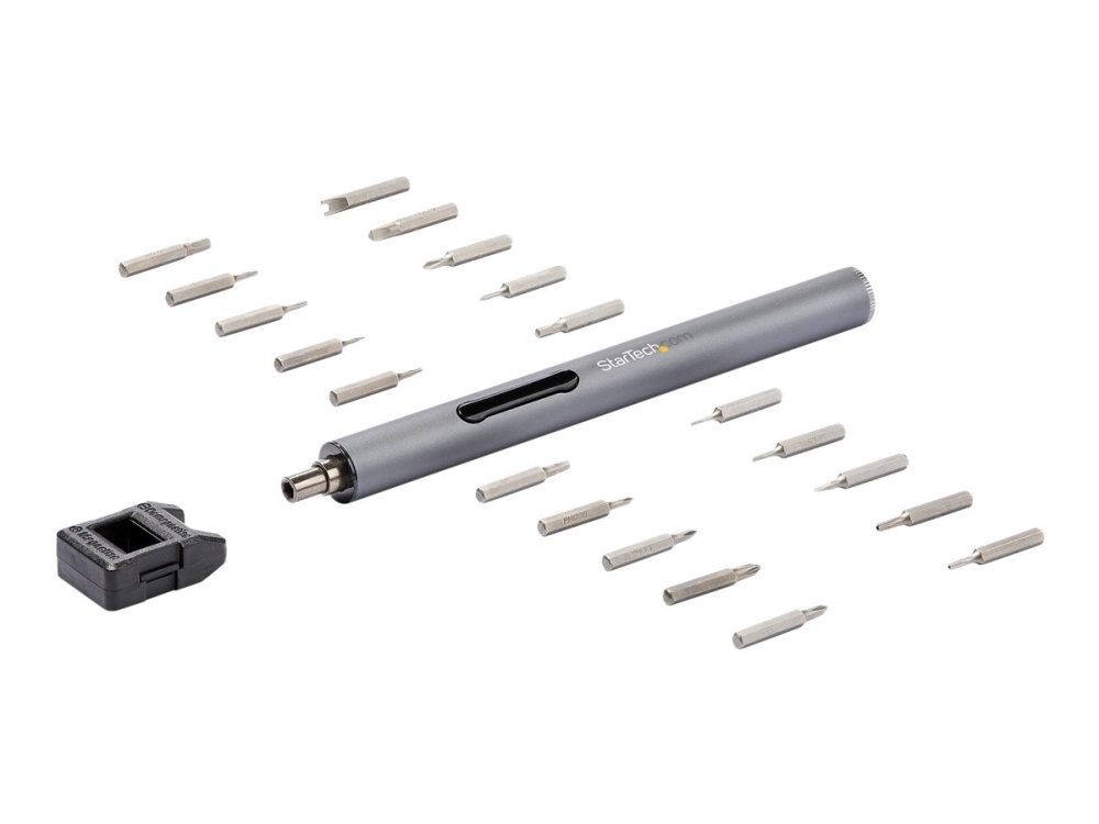 Startech - Elektrisk precisionsskruvmejsel - sladdl&ouml;s 4 mm - 0.35 N&middot;m - 2 batterier