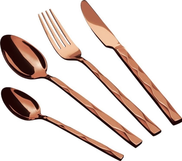 Berlinger Haus Komplett-Set Besteck 24-Teilig, Glänzend Roségold Berlinger Haus Bh-2621