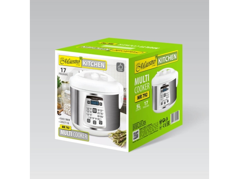 MULTICOOKER MAESTRO MR-792 17 ohjelmointilaite, 700 W