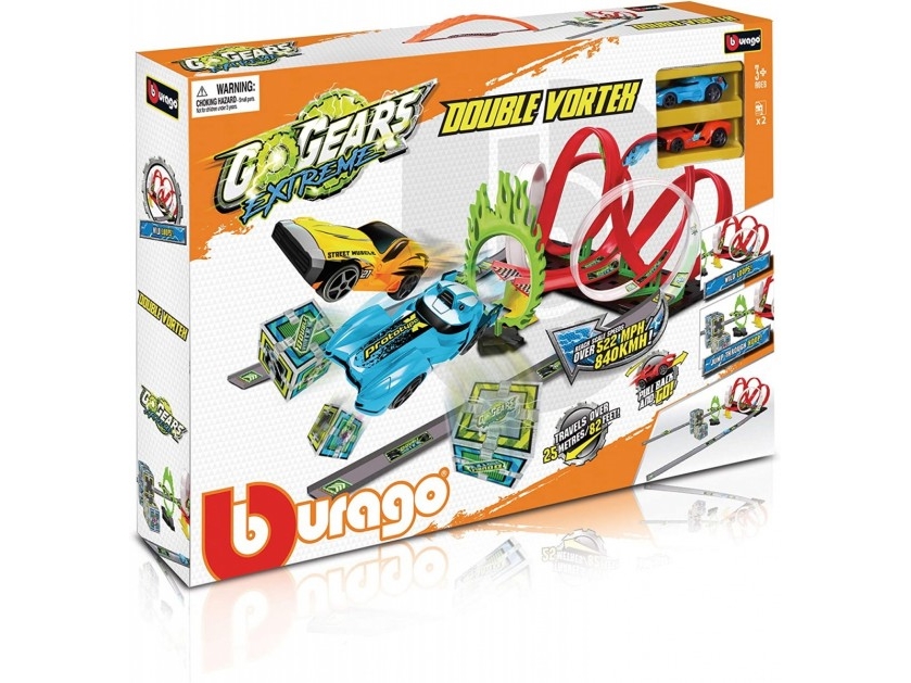 Bburago Go Gears Trasa Extreme Double Vortex, 18-30532