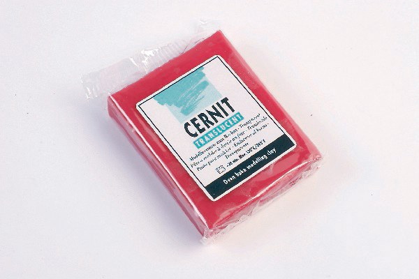 Cernit 474 Transluzent 56G Rubin Rød