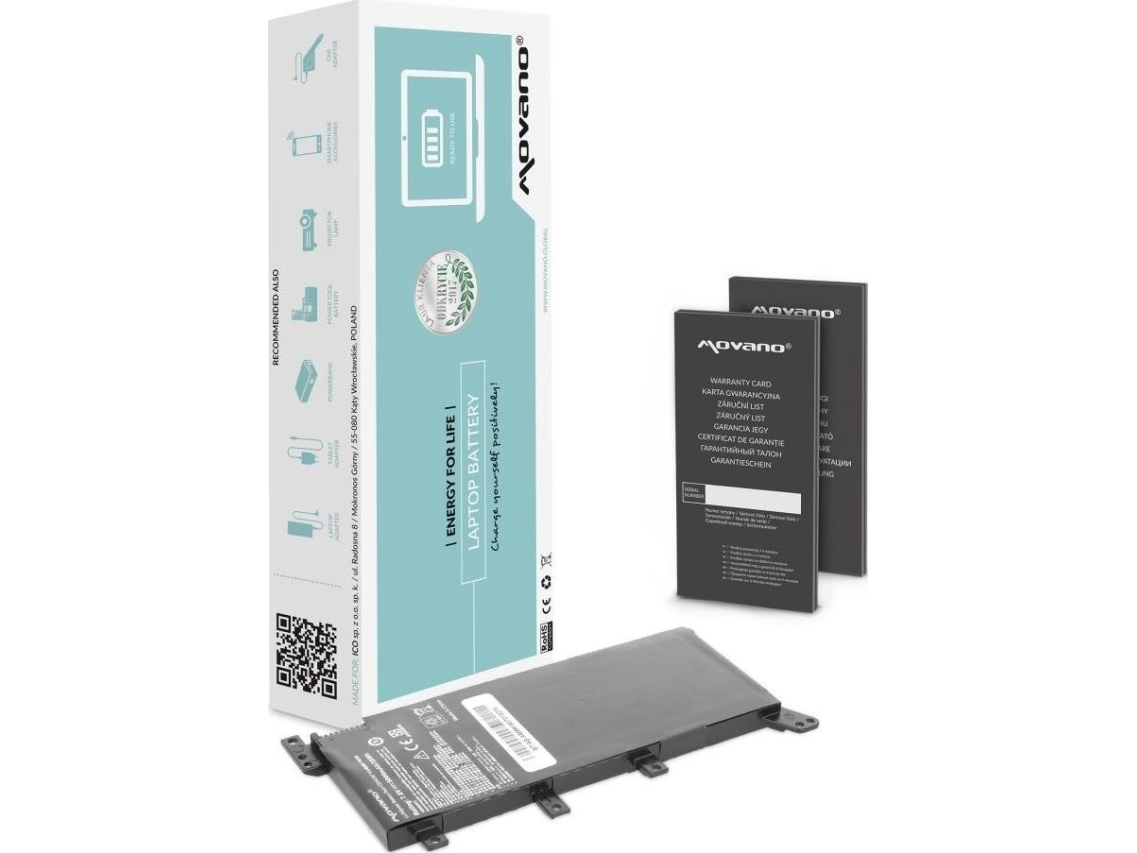 Movano Akku Für Asus A555, F555, K555 Notebook (7,4–7,6 V) 5000 Mah