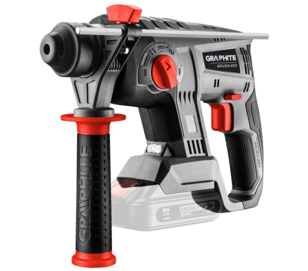 Graphite 58G027, SDS-plus, Grå, Rød, Børsteløs motor, 2,2 cm, 1420 rpm, 2,2 J