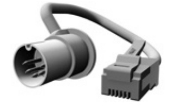 Micros Rj12, 3M, Sort, 3 M, Hanstik/Hanstik, Rj12