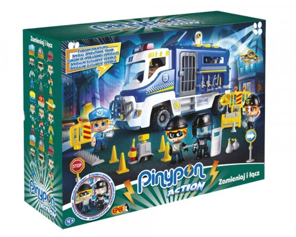 Epee Pinypon Action Figure Set Politibil Med Figurer