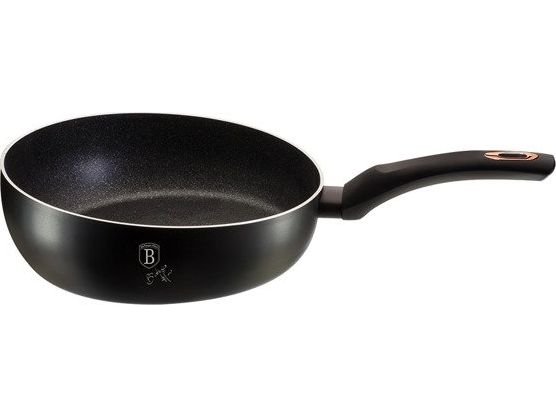 Deep Pan Chef Flip 26 Cm Berlinger Haus Juodas Rose Bh-1855