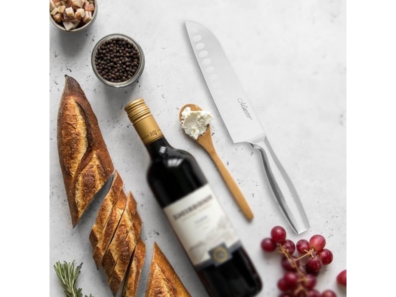 Maestro Nóż Japoński Santoku Maestro Mr-1475 17,5 Cm