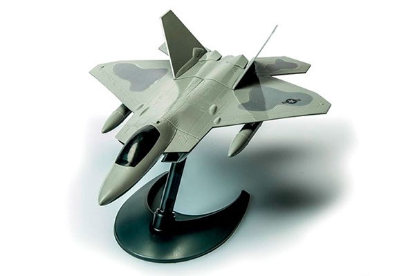Airfix QUICK BUILD F22 Raptor, Model af fly, Monteringssæt, F22 Raptor, Ethvert køn, Plast, 24 stk