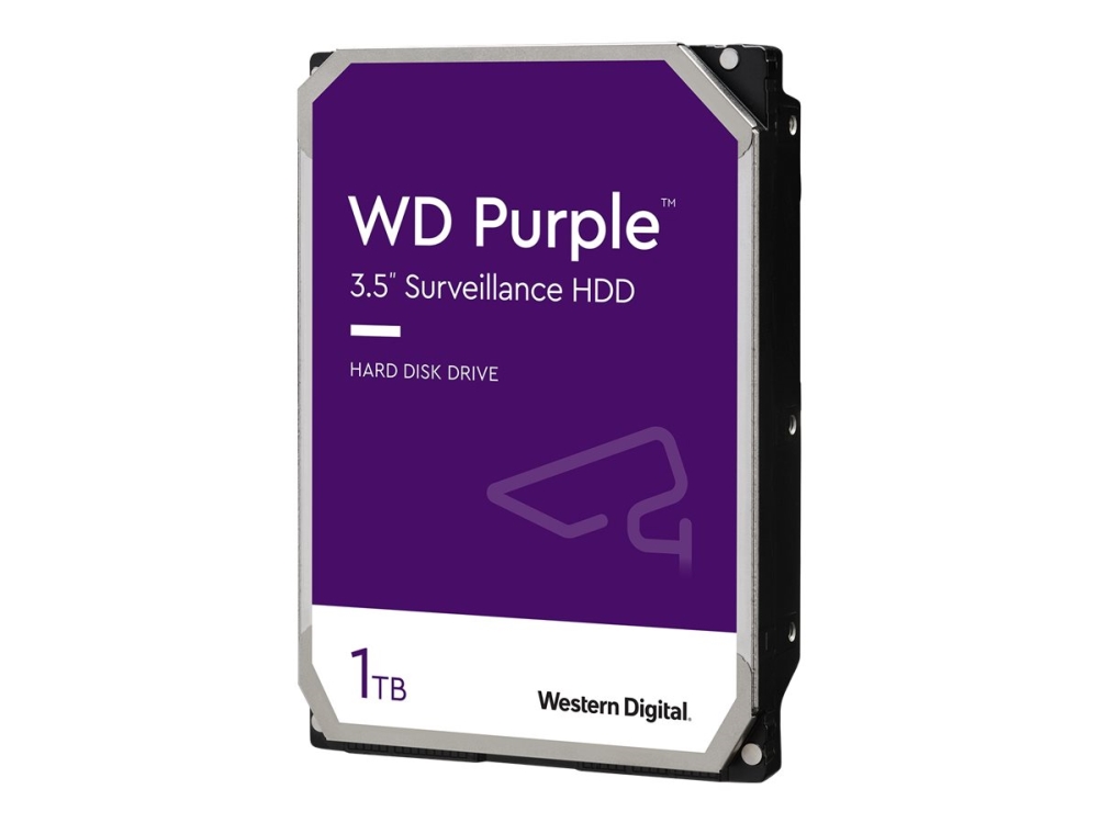 Western Digital Purple, 1 Tb, 5400 Rpm, 64 Mb, 3.5", Serial Ata Iii