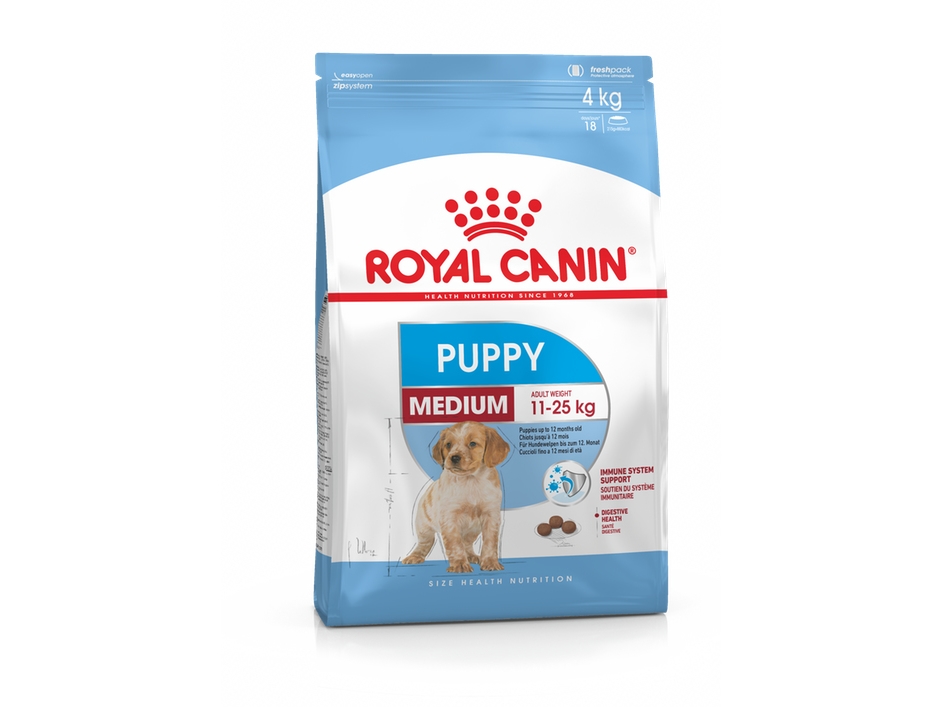 Royal Canin Medium Puppy, Welpe, Mittelgroß (11-25 Kg), Gemüse, 15 Kg