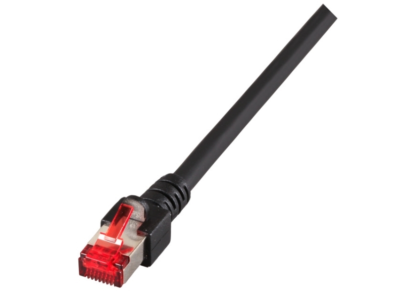 EFB Elektronik RJ45 S/FTP Cat6, 1 m, Cat6, S/FTP (S-STP), RJ-45, RJ-45, Sort