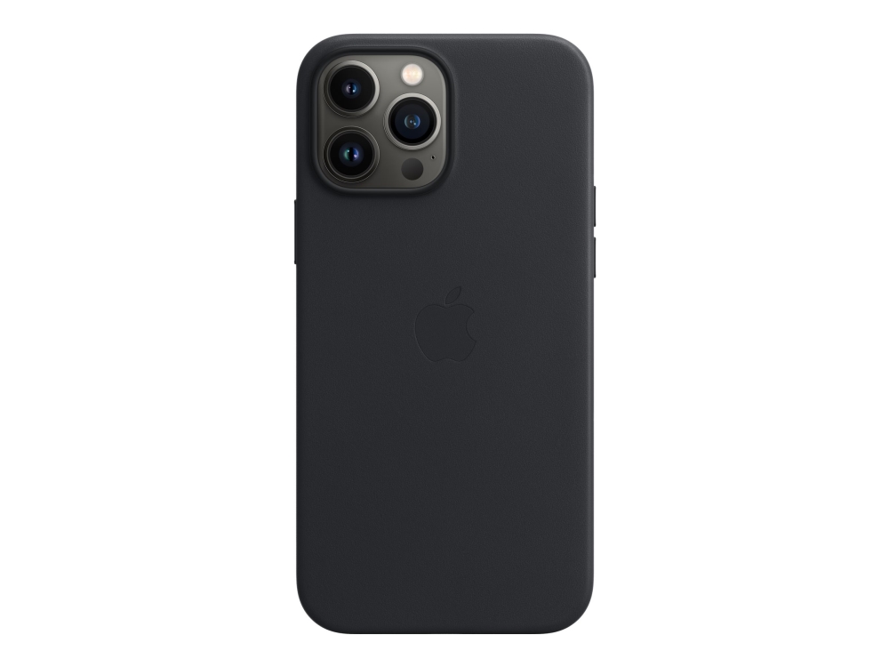 Apple - Bagsidecover Til Mobiltelefon - Med Magsafe - Læder - Midnat - For Iphone 13 Pro Max