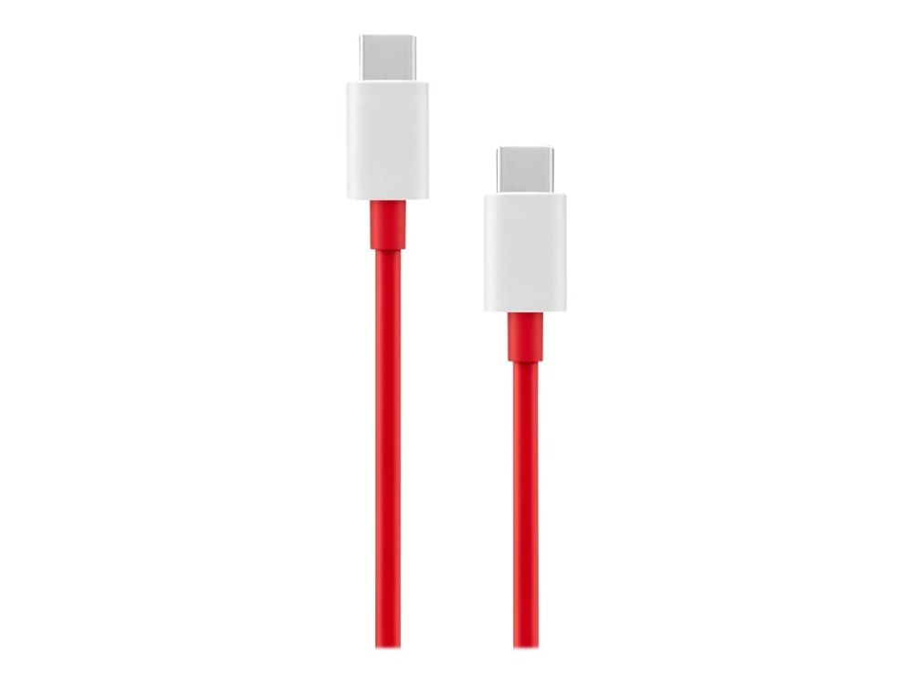 Oneplus Warp Charge - Usb-Kabel - Usb-C (Han) Til Usb-C (Han) - 1.5 M - Rød