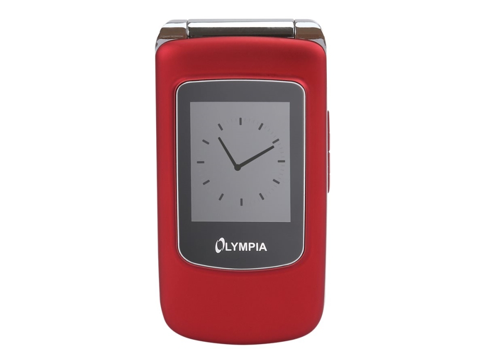 Olympia Style View - Funktionstelefon - Dual-Sim - Microsd Slot - Lcd-Skærm - Rød
