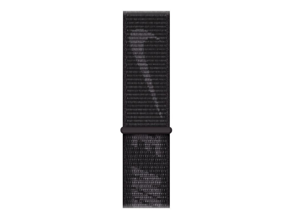 Apple Nike - Løkke for smart watch - Almindelig størrelse - sort - for Watch Hermès Series 9, SE 3, Series 10, Series 11, Series 8, Series 9, Ultra 2, Ultra 3