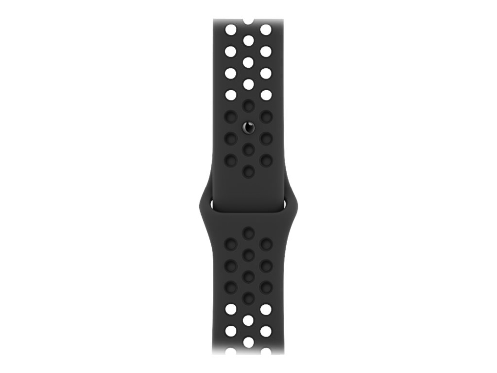 Apple Nike - Rem For Smart Watch - 140 - 210 Mm - Antracit (Sort), Sort - For Watch Hermès Series 9, Se 3, Series 10, Series 11, Series 8, Series 9,