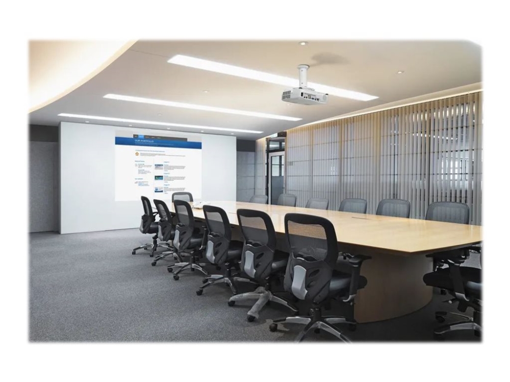 Projektor loftbeslag NEWSTAR Neomounts BEAMER-C80WHITE, h 13-20 cm, full motion, hvid
