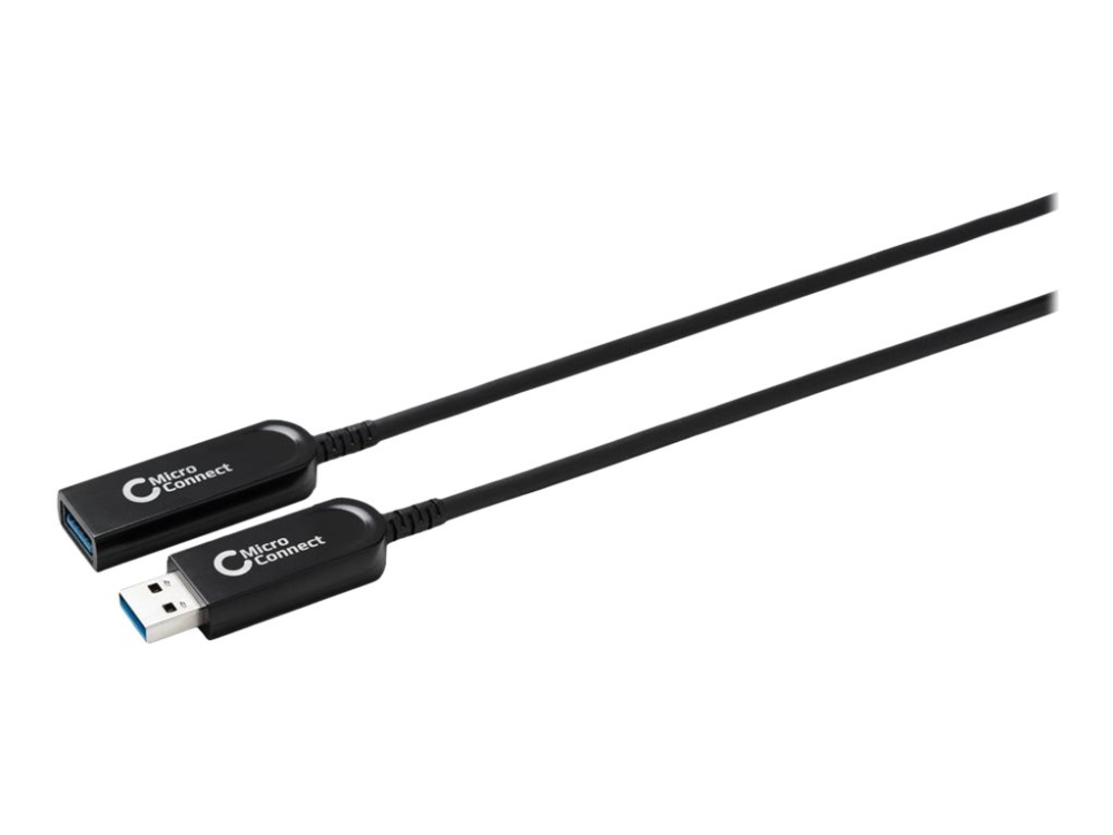 Microconnect Premium - Usb Forlængerkabel - Usb Type A (Han) Til Usb Type A (Hun) - Usb 3.1 Gen 1 - 30 M - Active Optical Cable (Aoc) - Sort