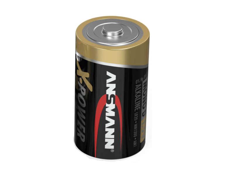 Ansmann Mono D, Single-use battery, D, Alkaline, Cylindrisk, 1,5 V, 1 stk.