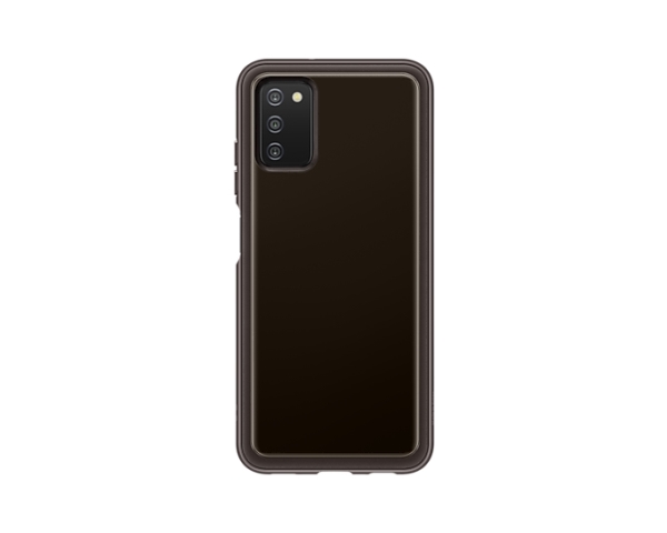 Samsung Ef-Qa038 - Bagsidecover Til Mobiltelefon - Sort - For Galaxy A03s