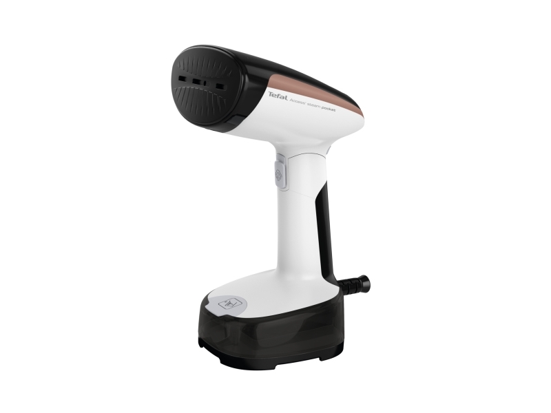 Tefal Access Steam Access''steam Pocket Dt3030, Tragbare Dampfbürste, 0,12 L, 0,25 Min, Schwarz, Roségold, Weiß, Tasten, 19 G/Min