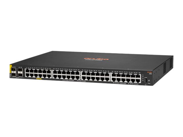 Hpe Aruba 6100 48G Class4 Poe 4Sfp+ 370W Switch - Switch - Administreret - 48 X 10/100/1000 (Poe+) + 4 X 1 Gigabit / 10 Gigabit Sfp+ - Side Til Side-