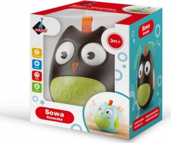 Askato Sinnesspielzeug Wanka Wanka Wanka - Braune Eule