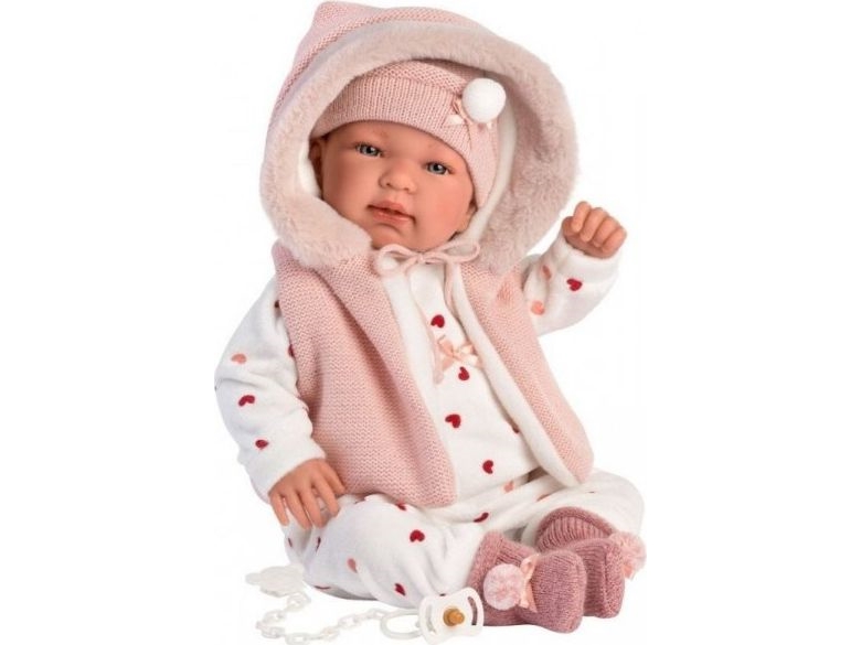 Llorens Baby-Puppe Weinende Tina 44 Cm