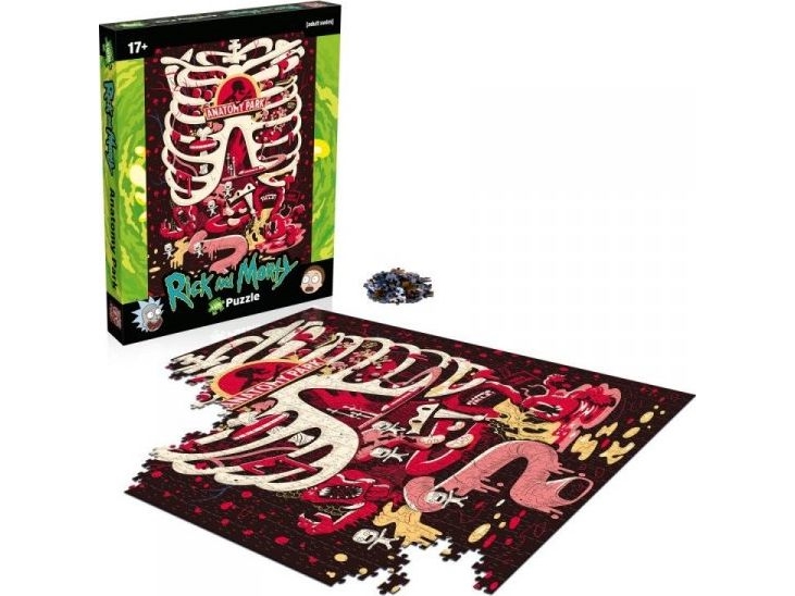 Winning Moves Puzzle Rick And Morty Anatomy Park 1000 Teile