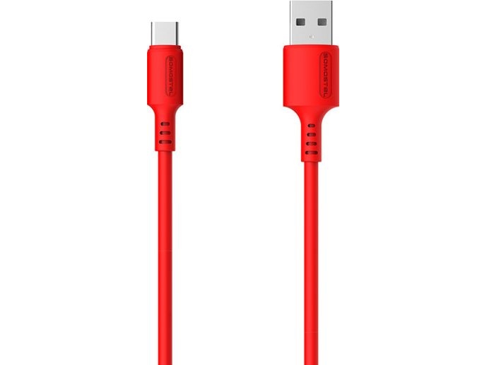 Somostel Usb-A - Usb-C Kabel 1,2 M Rød (Sms-Bp06 Usb - Usb Type C Rød)