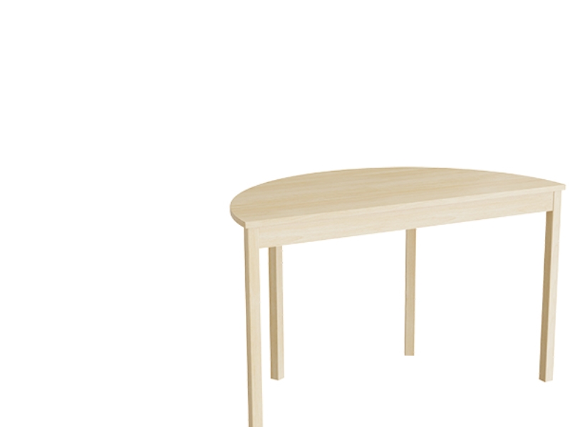 Pöytä Lovis 609, 1200x600 mm Korkeus 720 mm, ääntä vaimentava koivulaminaatti, koivurunko
