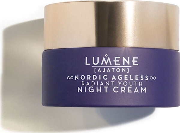 Lumene Ajaton Radiant Youth Night Cream Rejuvenating Anti Aging Moisturizer 50Ml