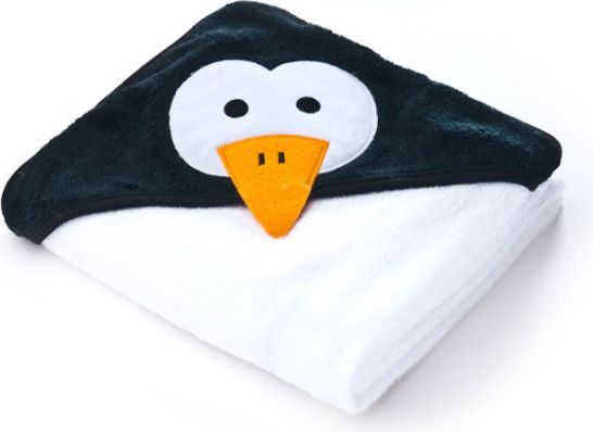 Caretero Pinguin Weißer Badbezug 100X100 (26291)