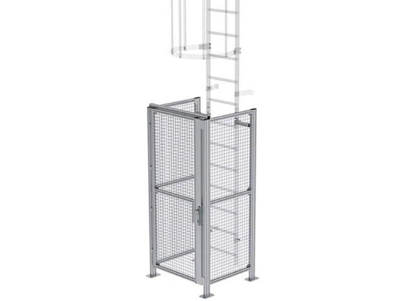 MUNK Günzburger Steigtechnik 63504 Sikringsbom aluminium, blank til venstre 1 stk