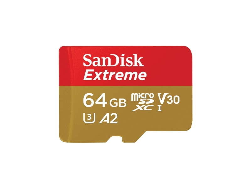 Sandisk Extreme - Flashhukommelseskort - 64 Gb - Microsdxc Uhs-I