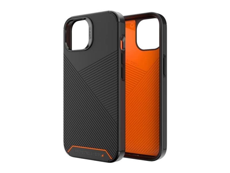 Gear4 Denali Snap, Cover, Apple, Iphone 13, 15,5 Cm (6.1"), Sort, Orange