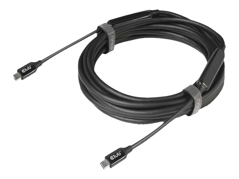 Club3d Usb 3.2 Gen2 Type C To C Active Bi-Directional Cable 8K60hz M/M 5M/16.4Ft, 5 M, Usb C, Usb C, Usb 3.2 Gen 2 (3.1 Gen 2), 10 Gbit/S, Schwarz
