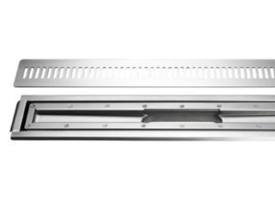 Unidrain Abflussarmaturenset - 800Mm Vinyl Mit Streifen/Rahmen, Rf