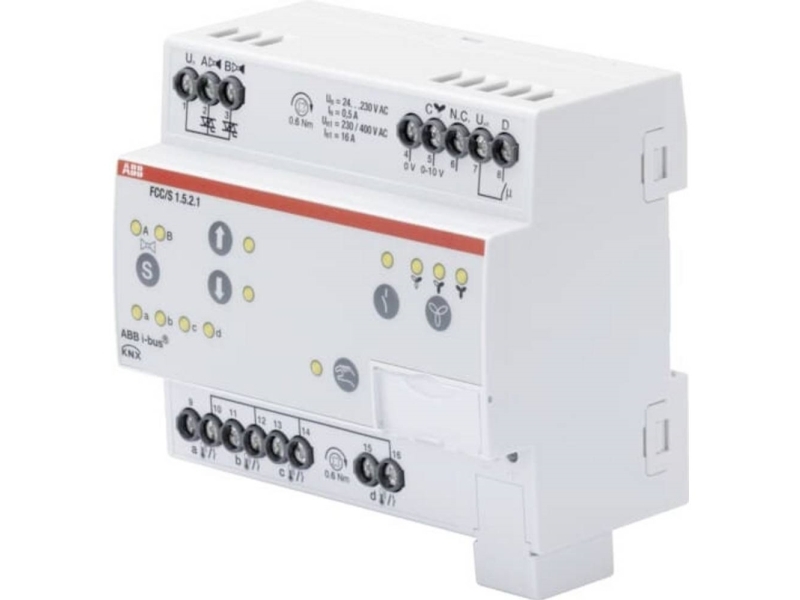 Abb Stotz S&Ampj Fan Coil Controller 2Xpwm 0-10V Man.Reg Fcc/S1.5.2.1 (2Cdg110235r0011)