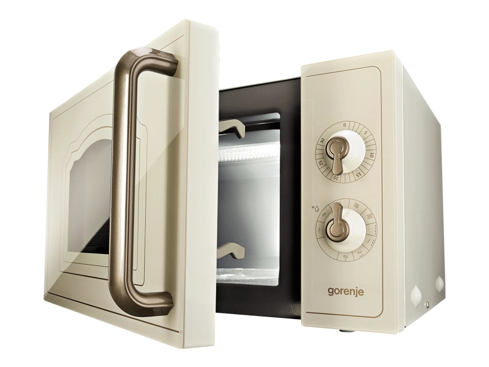 Gorenje MO4250CLI, Pöytämalli, Grillimikroaaltouuni, 20 L, 700 W, Rotaatio, Norsunluu