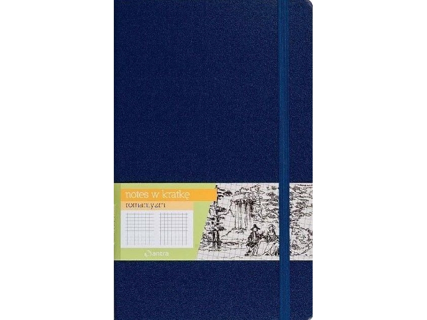 Notes A6 Grid Romanticism Navy Blue Antra |