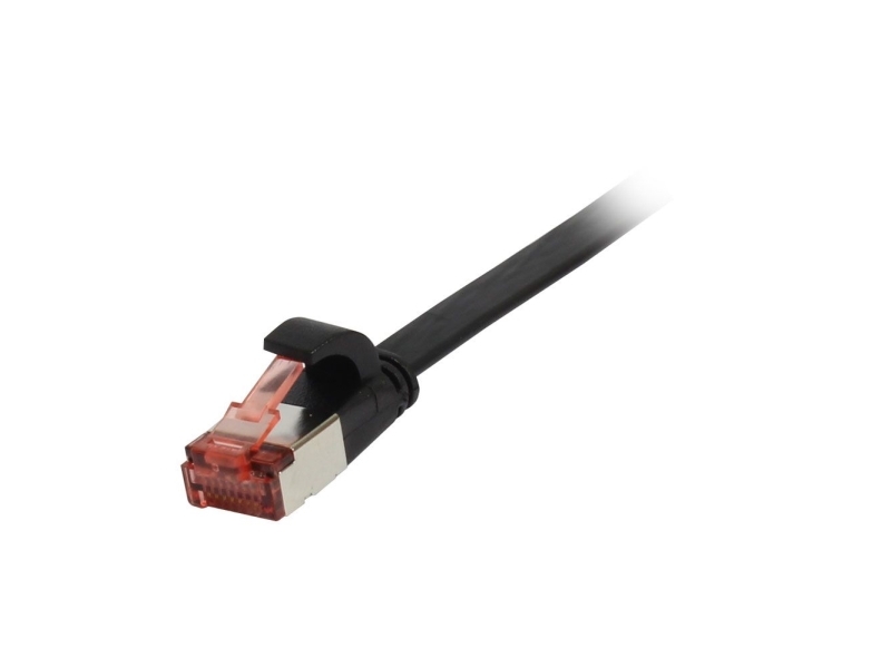 Patchkabel Rj45 Cat6 250Mhz10m Schwarz Ftpuftp Tpesuperflex Flach Synergy 21