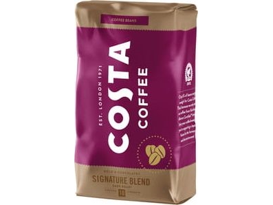 Costa Coffee Signature Blend Tamsios Kavos Pupelės 1Kg