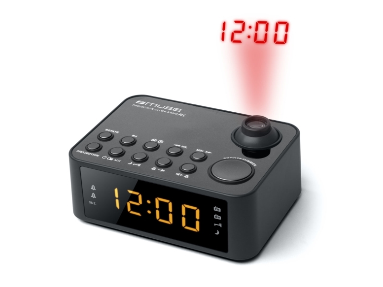 Muse M-178P, Ur, Digital, Fm, Mw, Automatisk Scanning, Automatisk Lagring, Led, 2,29 Cm (0.9")