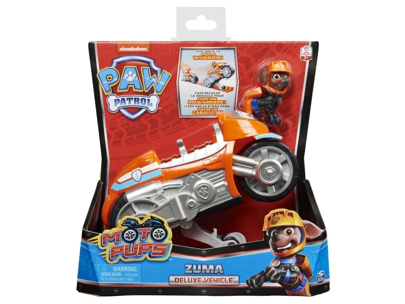 PAW Patrol PAW VHC ThemeVeh Motorcycle Zuma GML, Motorcykel, PAW Patrol, 3 År, Sort, Orange