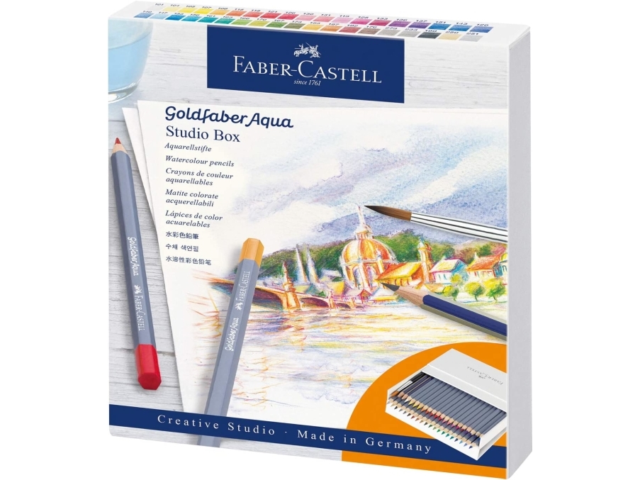 Faber-Castell Goldfaber Aqua, 38 stk